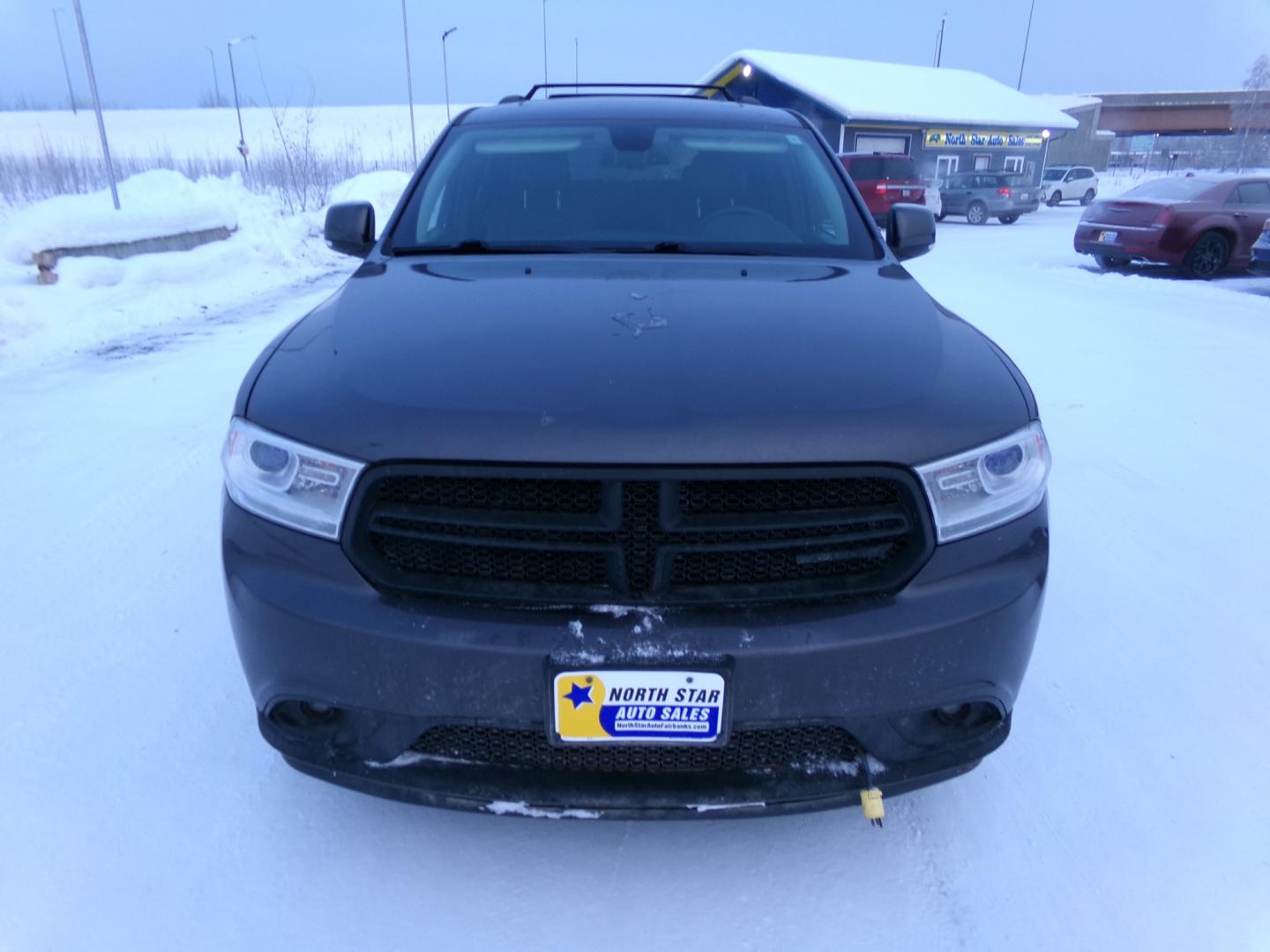 2015 Grey Dodge Durango Limited AWD (1C4RDJDG2FC) with an 3.6L V6 DOHC 24V engine, 8-Speed Automatic transmission, located at 2630 Philips Field Rd., Fairbanks, AK, 99709, (907) 458-0593, 64.848068, -147.780609 - Photo#1